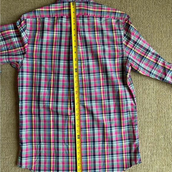 NEW Polo Ralph Lauren Classic Fit Performance Plaid LS Shirt Multicolor Men's M - Picture 12 of 13